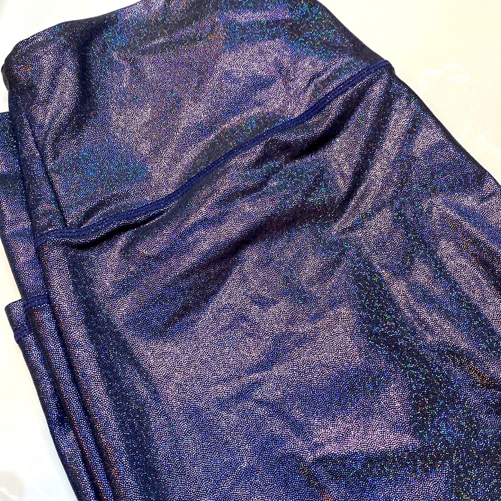 Zyia twilight blue sparkle 7/8 light and tight pants